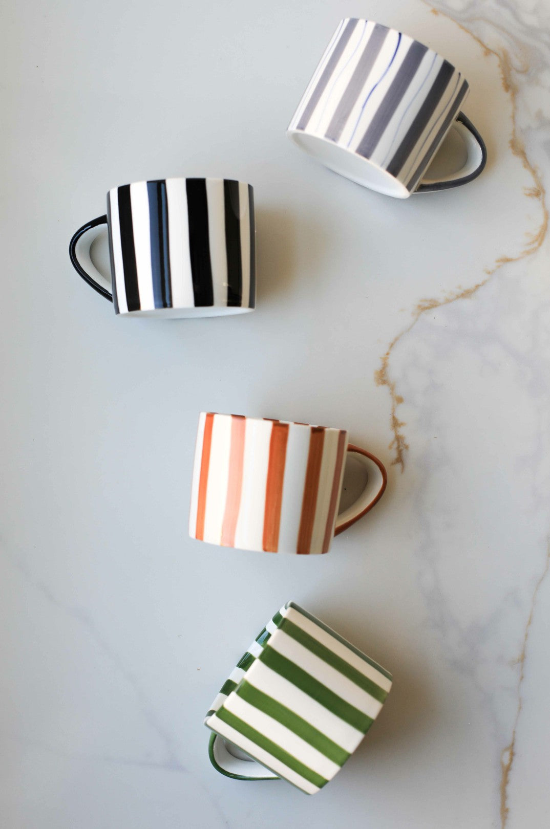 Simple Striped Mugs