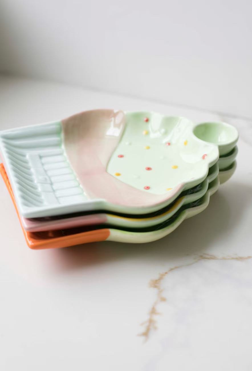 Summer Ice cream Plate