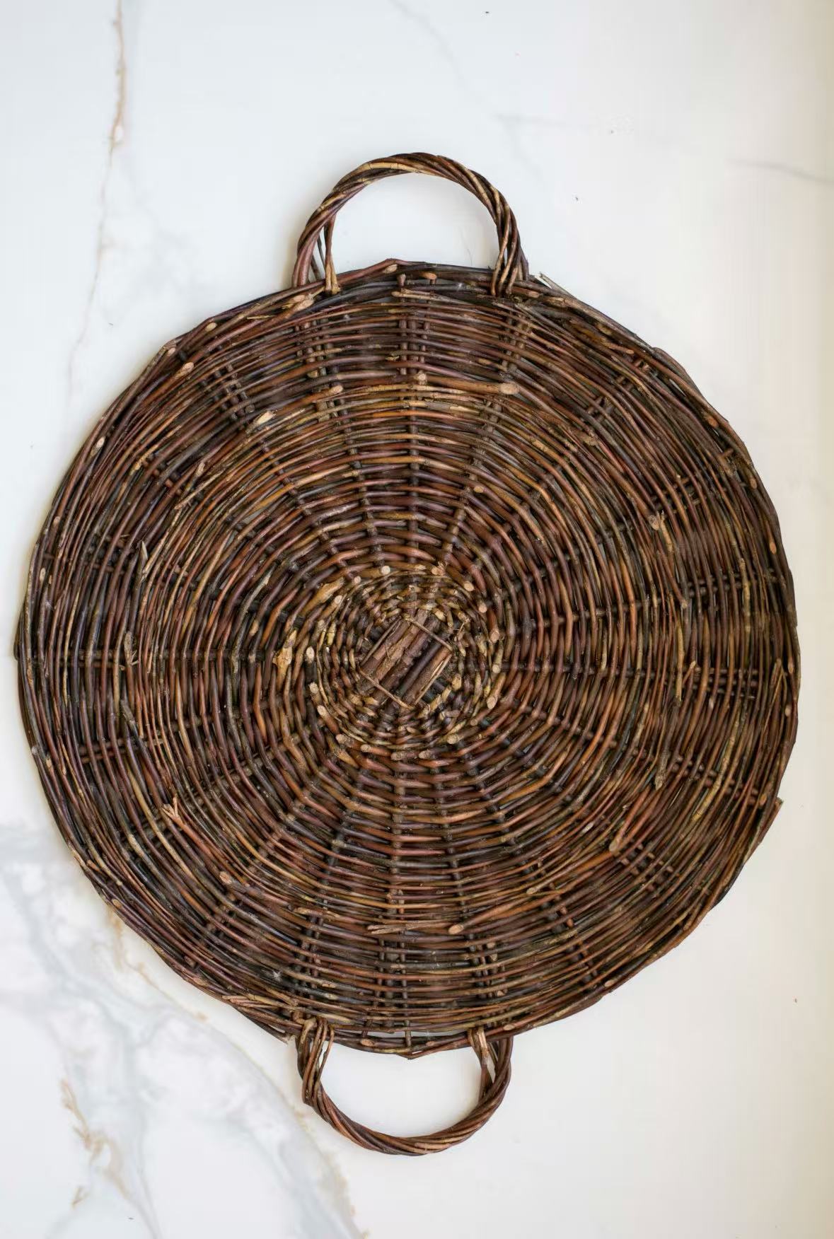 Handmade Farmhouse Wicker Tray