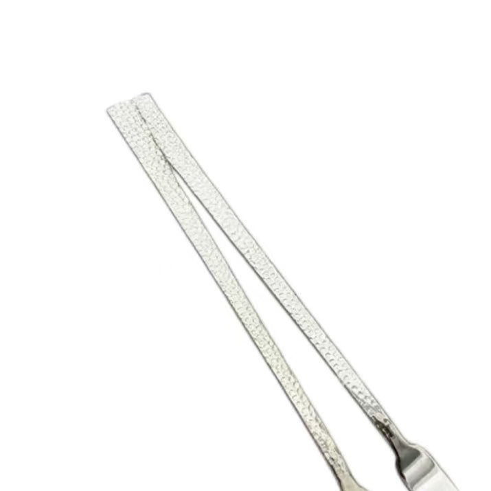 Hammered Stainless Steel Fruit Forks