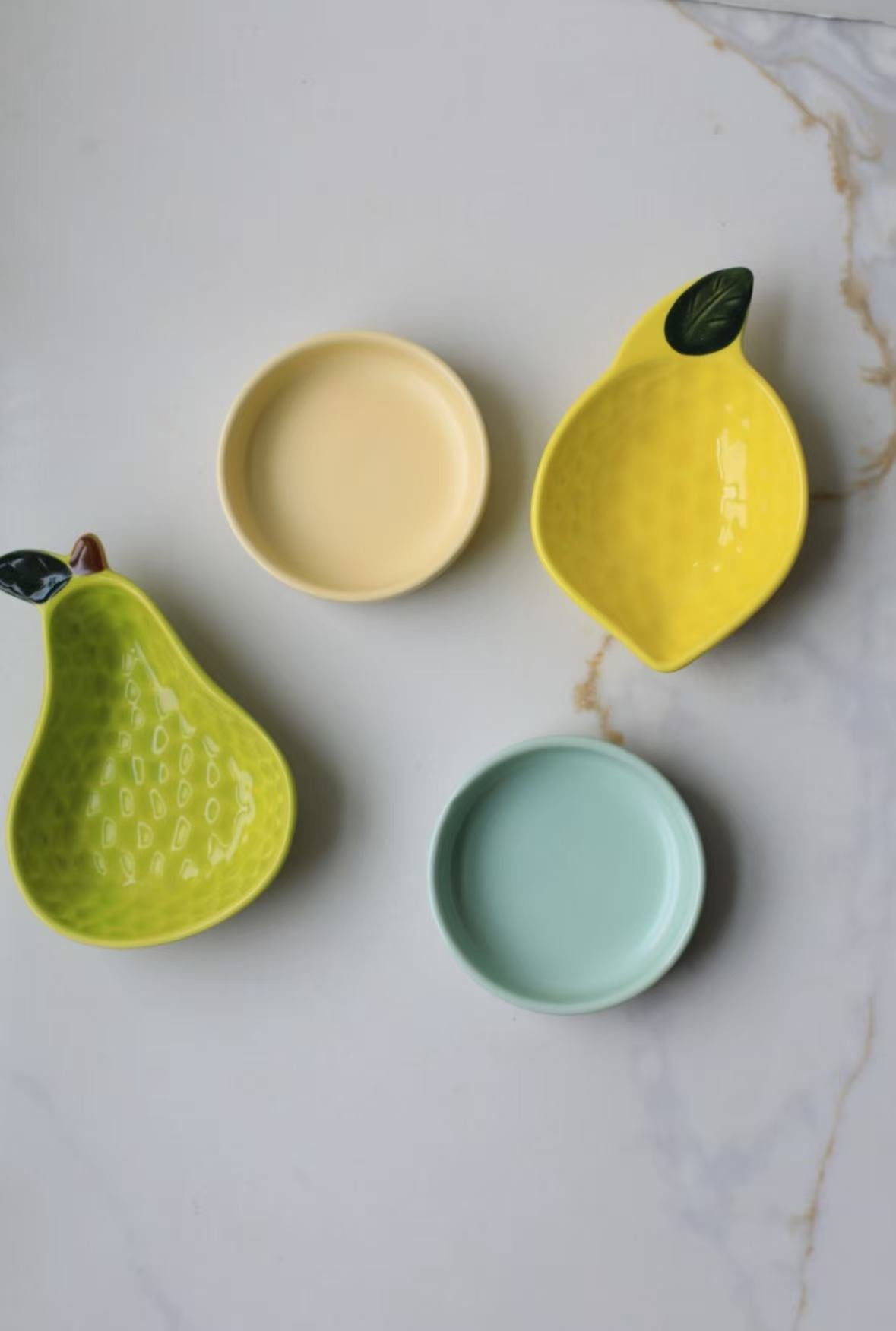 Round Ceramic Sauce Dish