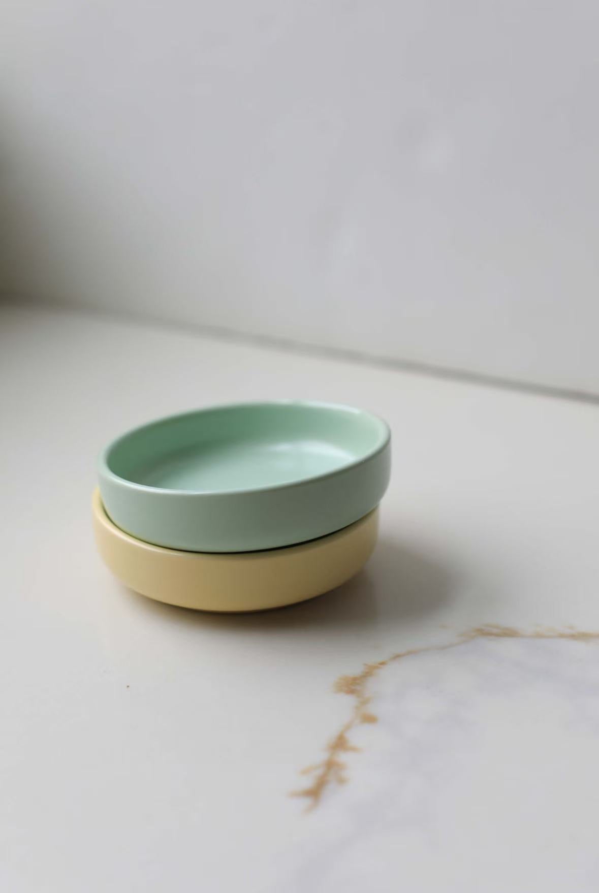 Round Ceramic Sauce Dish