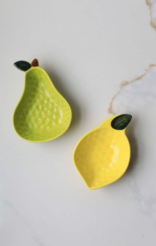 Fruit Shaped Ceramic Dishes