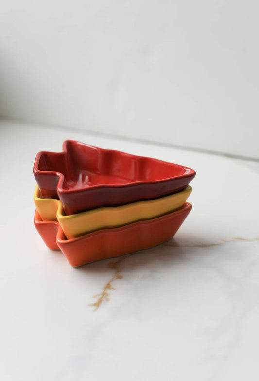 Mini Christmas Tree Candy Nut Dish