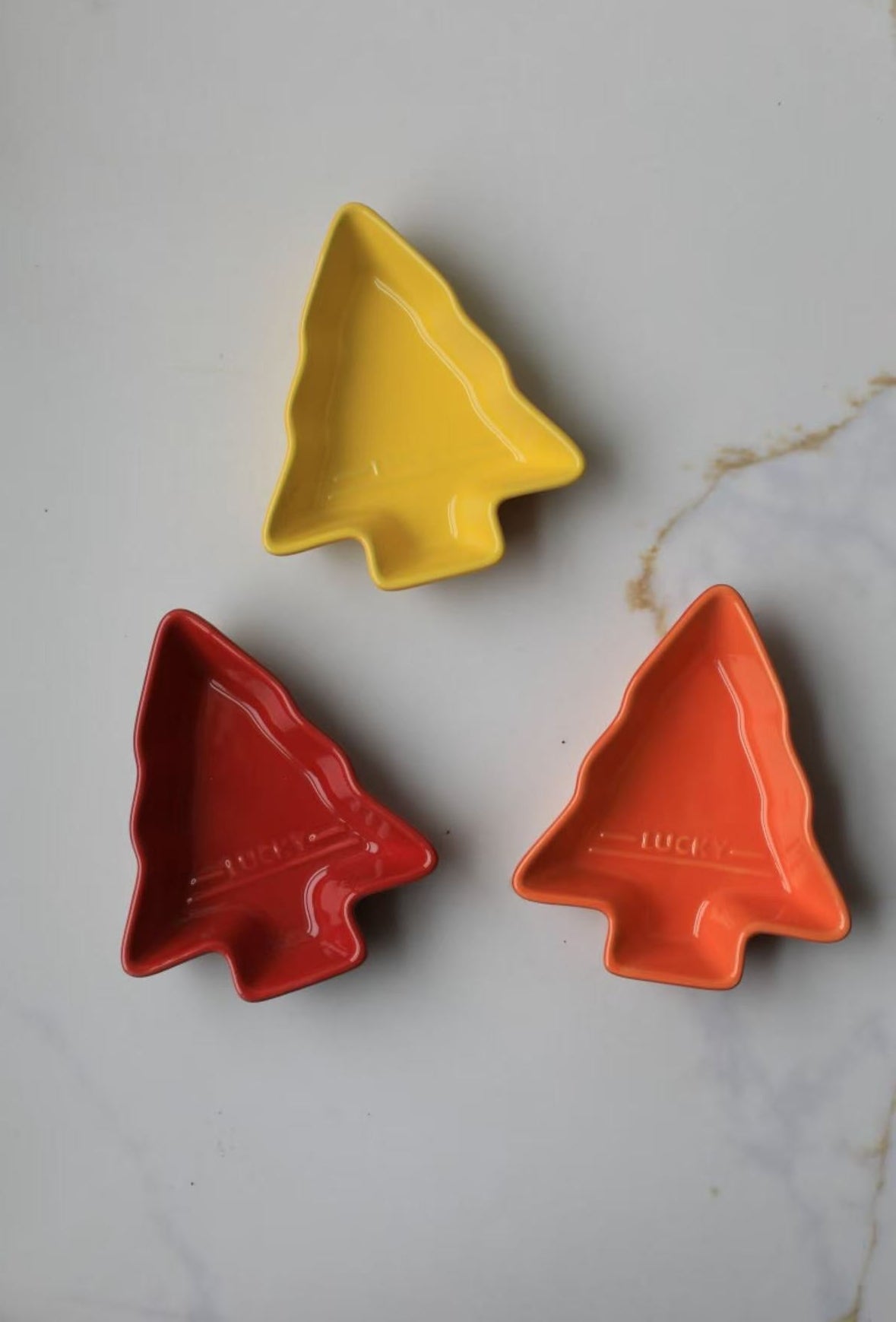 Mini Christmas Tree Candy Nut Dish