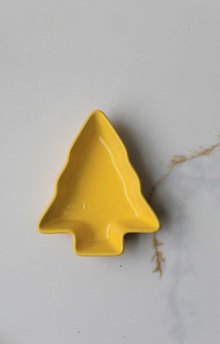 Mini Christmas Tree Candy Nut Dish