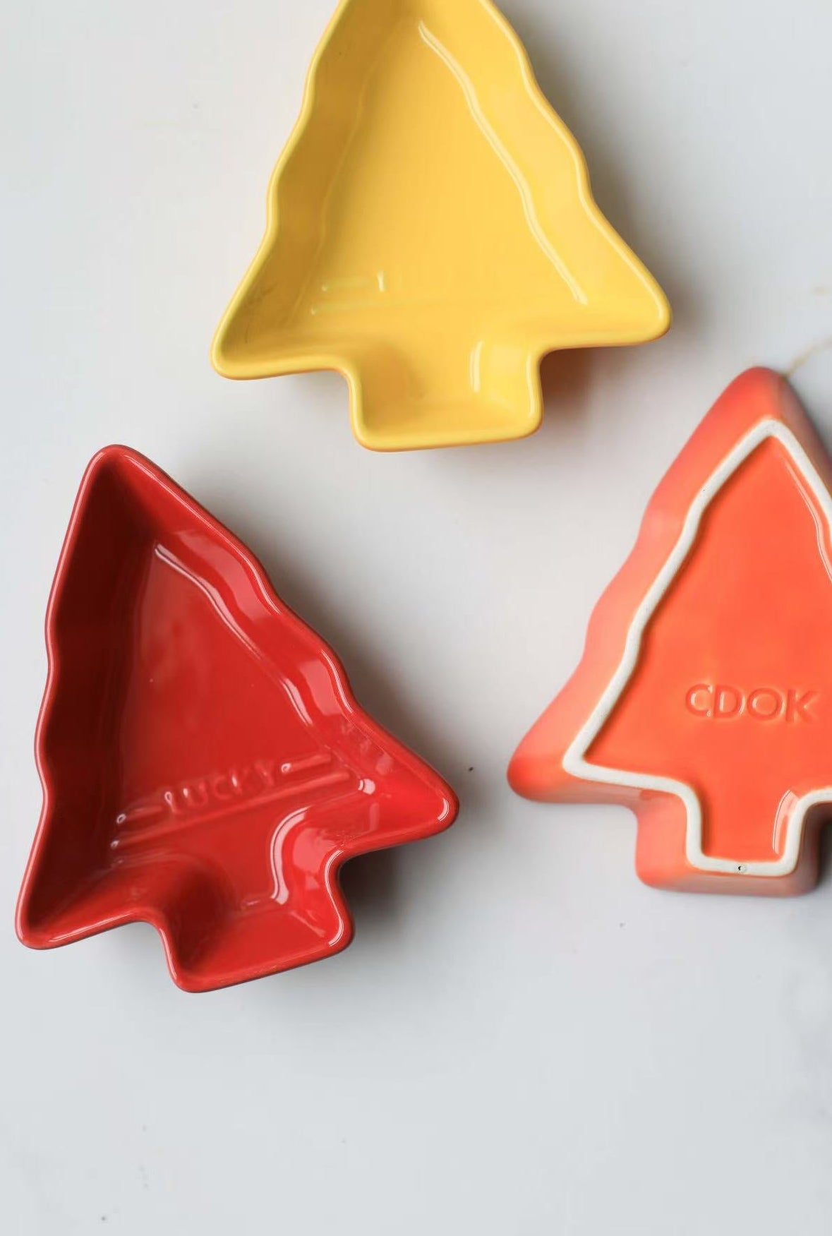 Mini Christmas Tree Candy Nut Dish