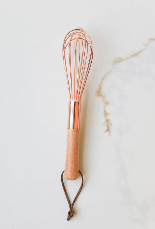 Mini Wooden Handle Egg Beater