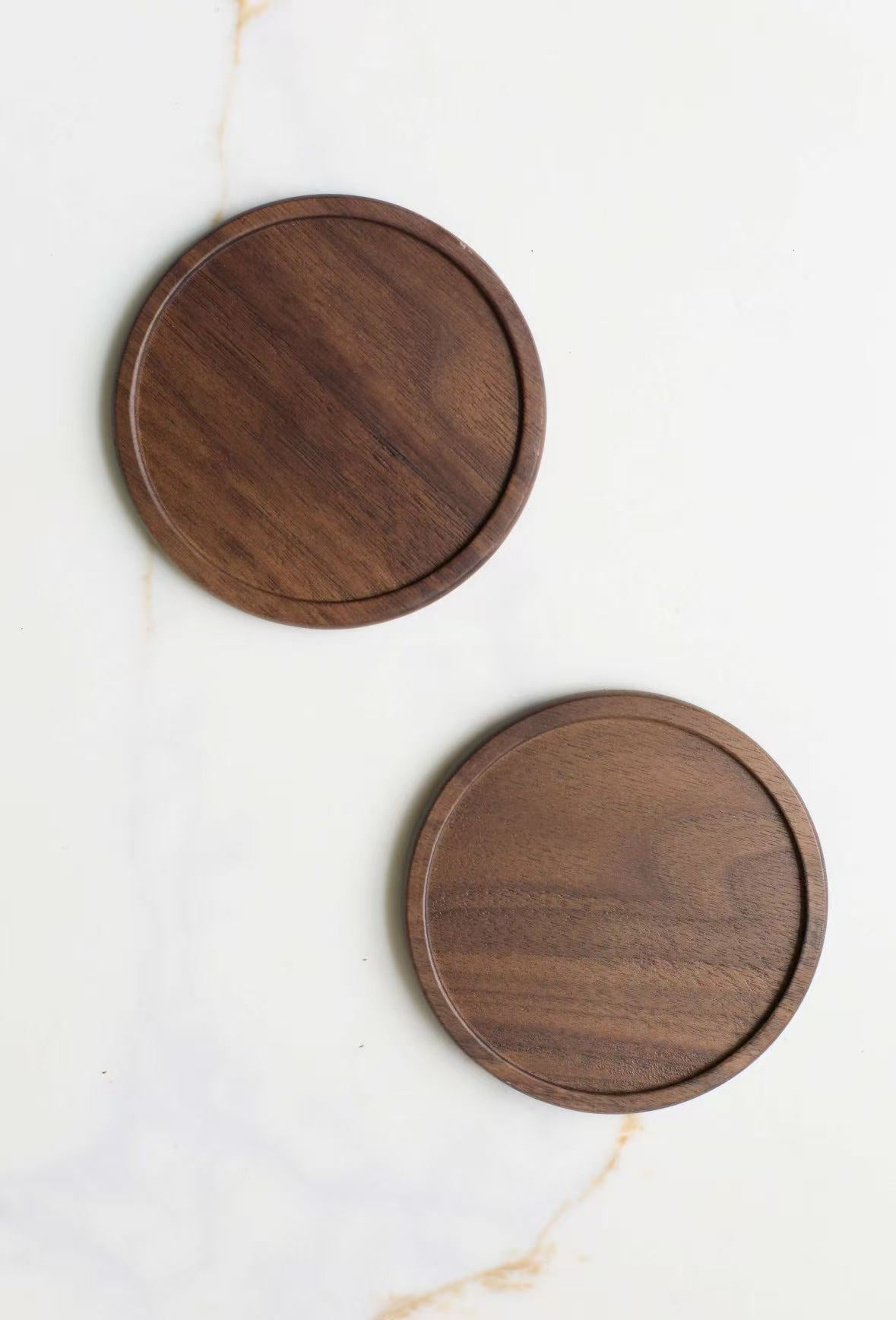 Round Wood Coasters