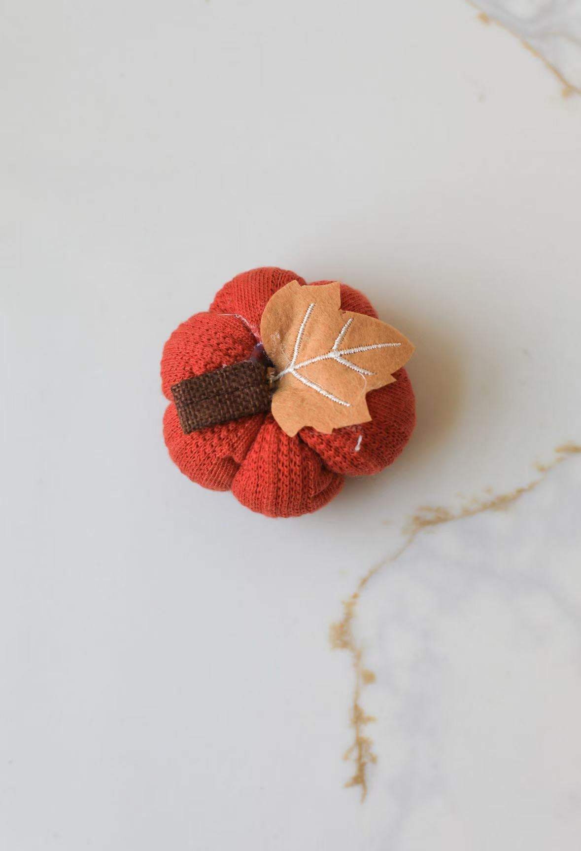 Mini Knit Pumpkins Fall Decorations
