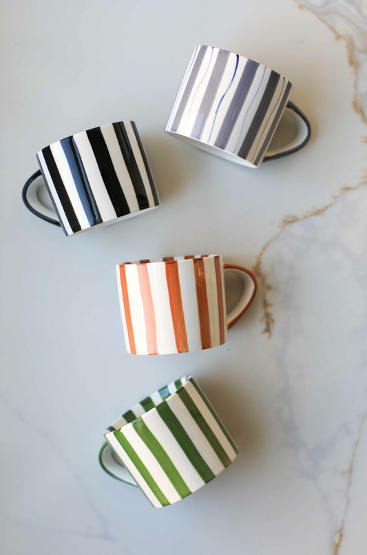 Simple Striped Mugs