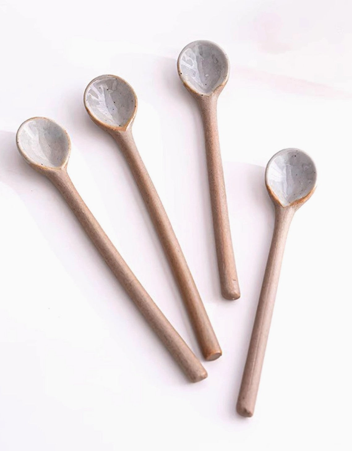 Ceramic Long and Short Spoons