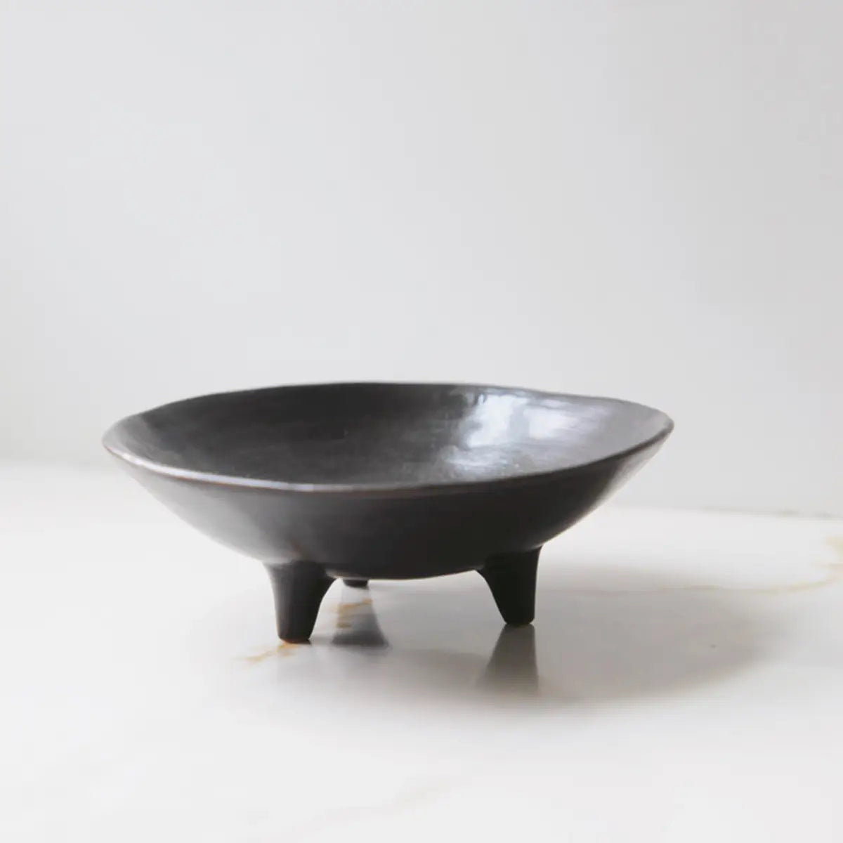 Footed Ceramic Display Bowl