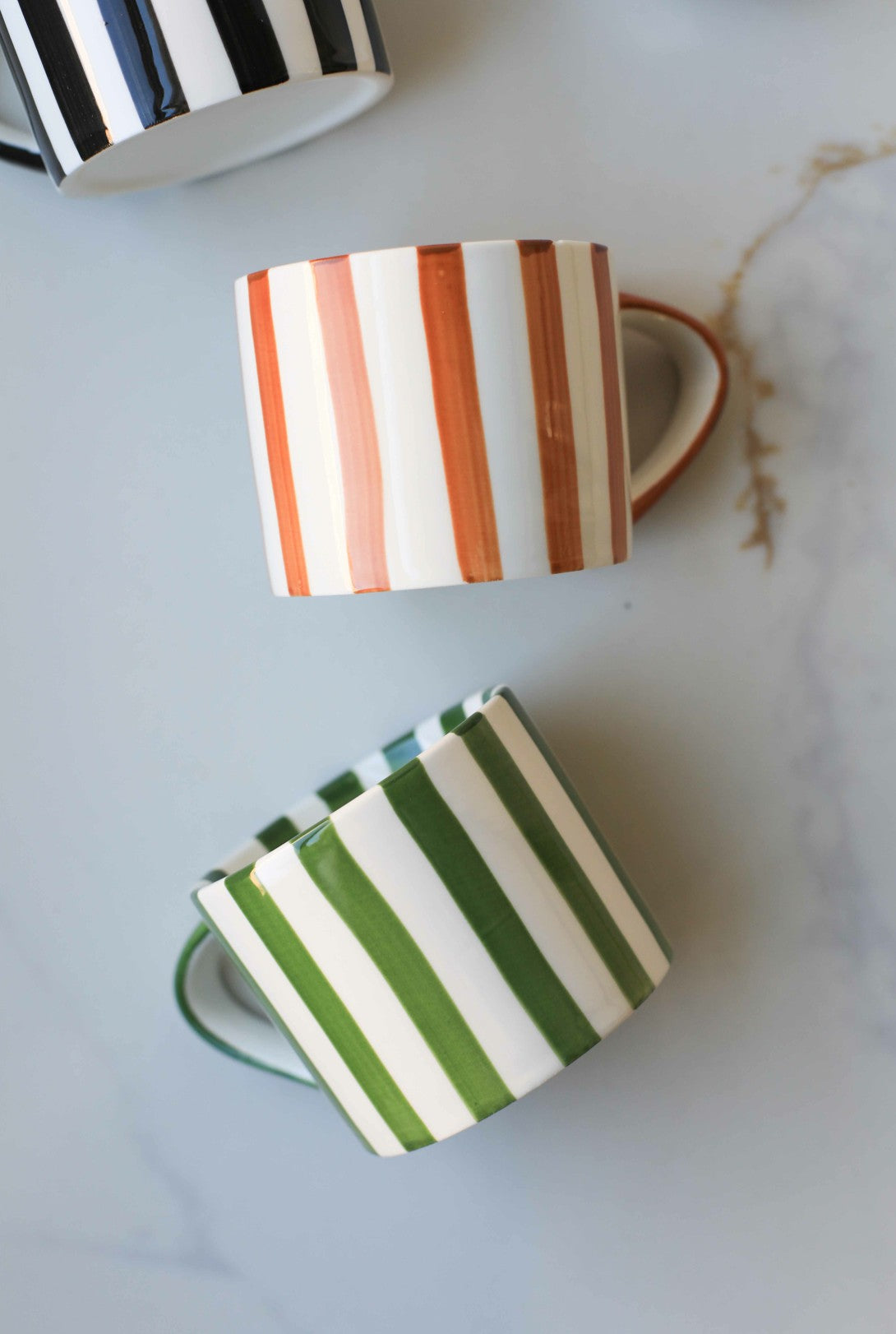 Simple Striped Mugs