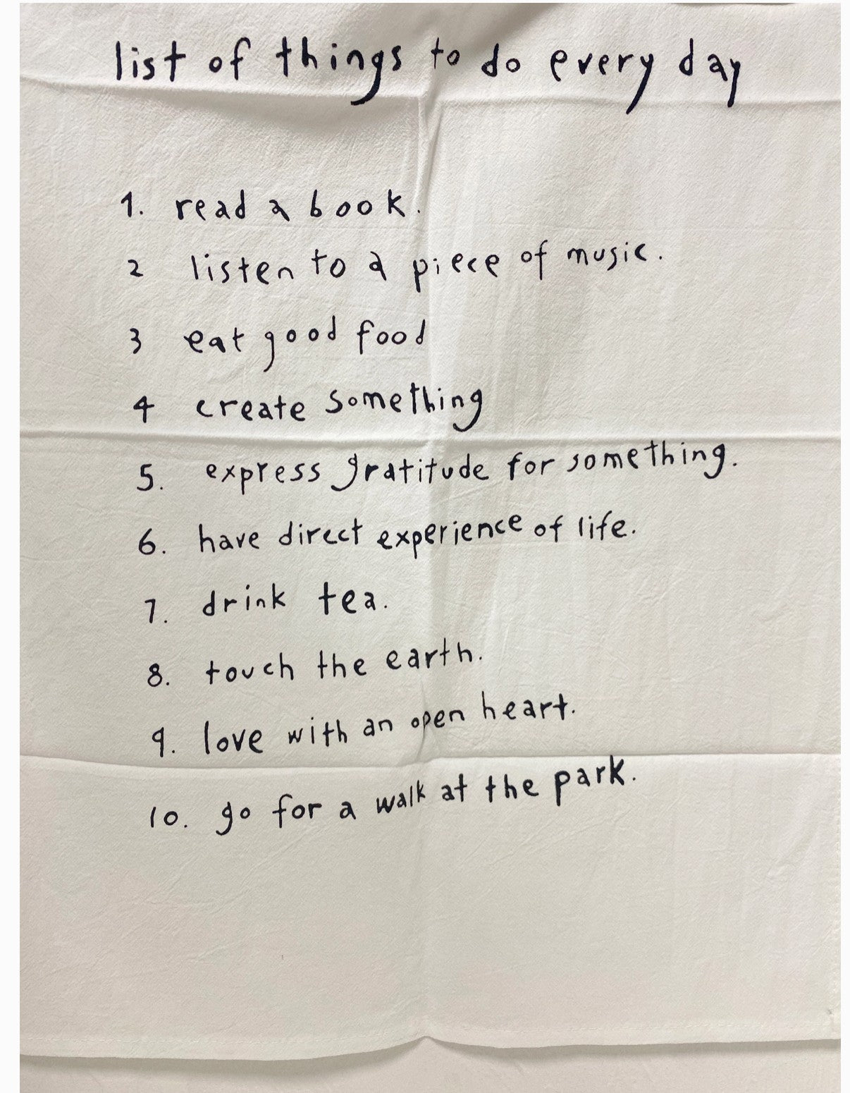To Do List Napkin