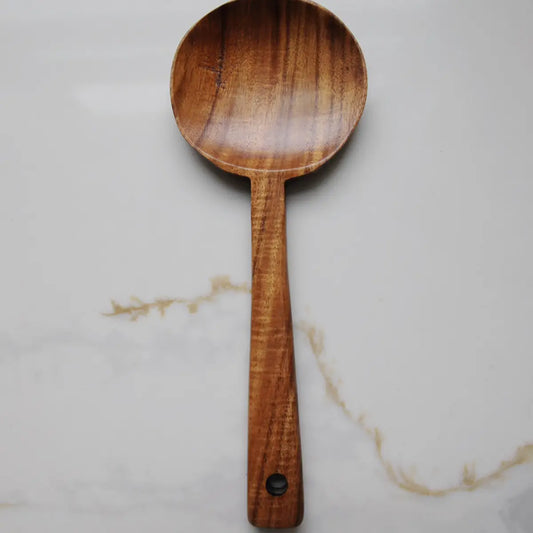 Teak Wood Long Handle Spoon