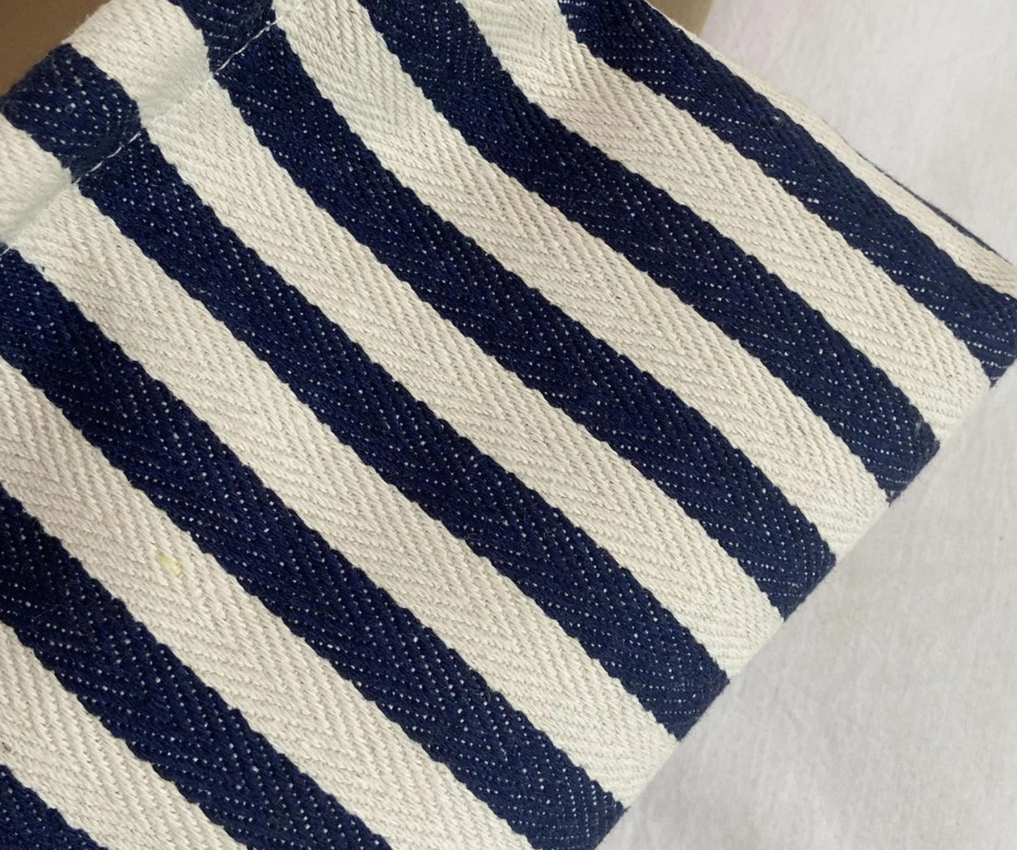 Cute Striped Makeup Pouch