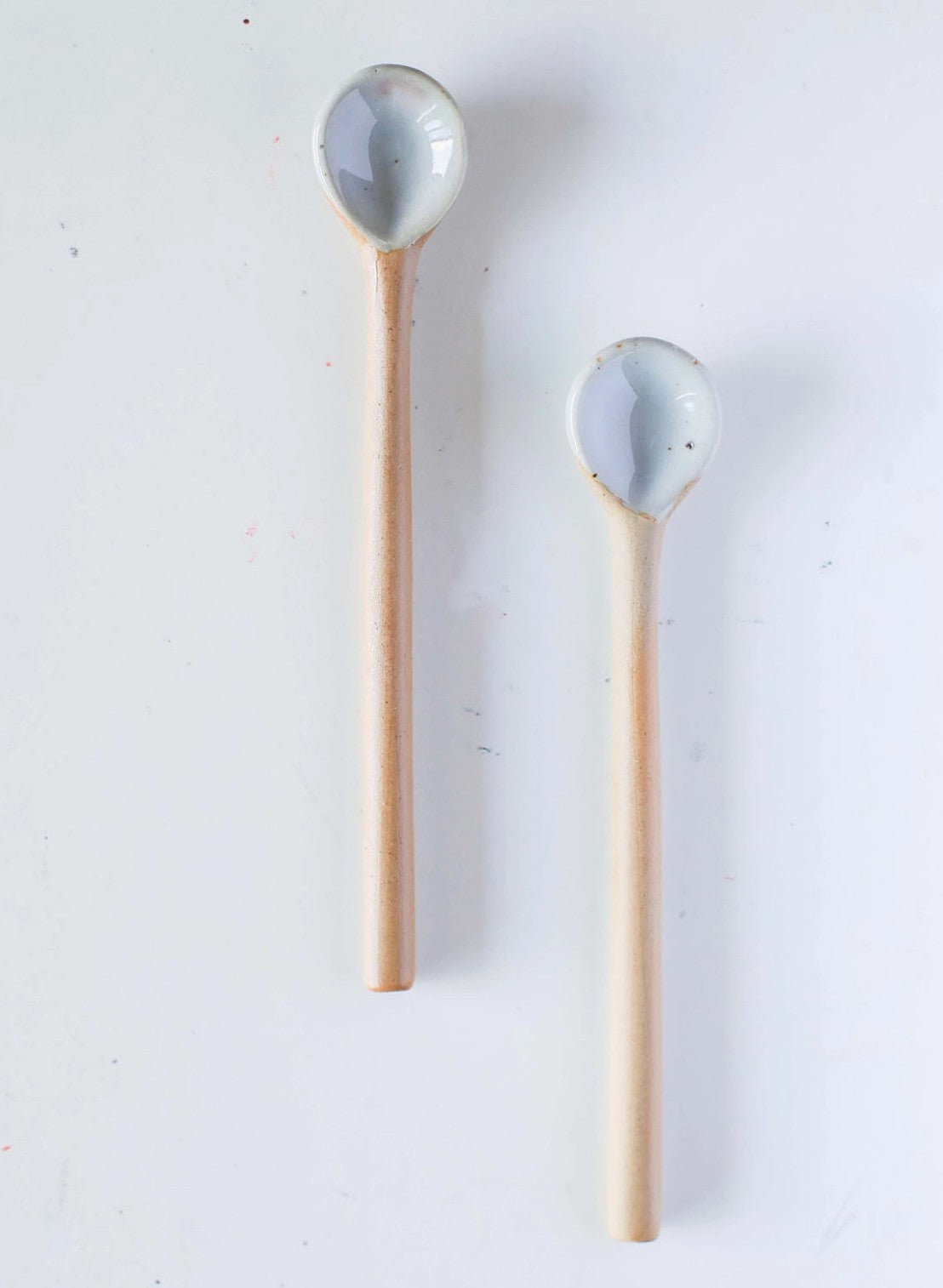 Ceramic Long and Short Spoons