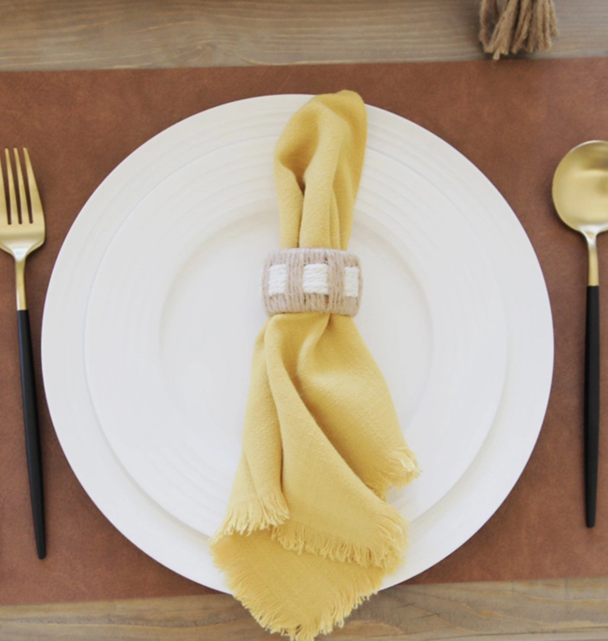 Twine Napkin Rings