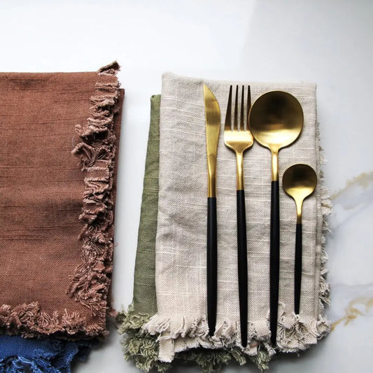 Cotton Napkin with Trim Edge