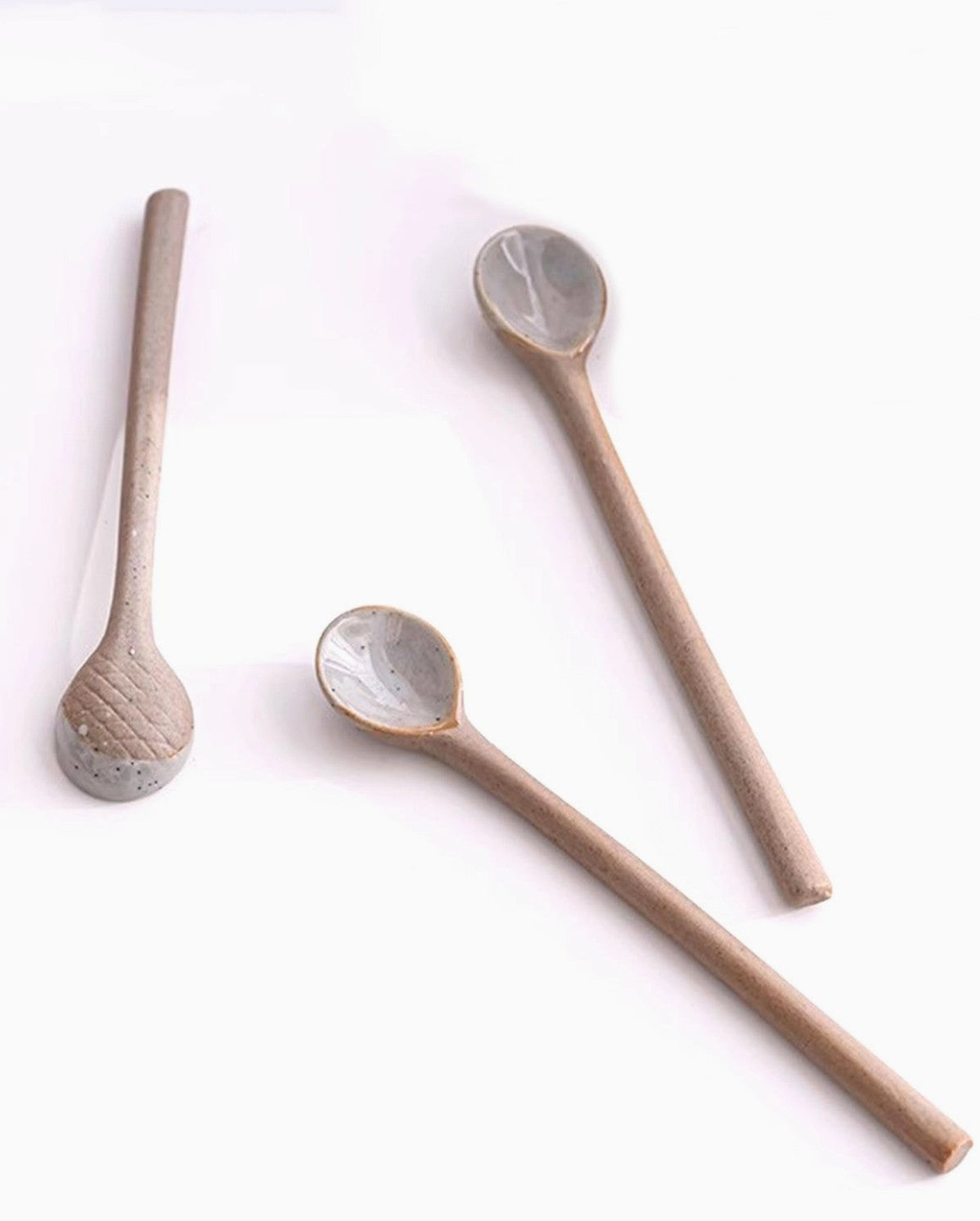 Ceramic Long and Short Spoons