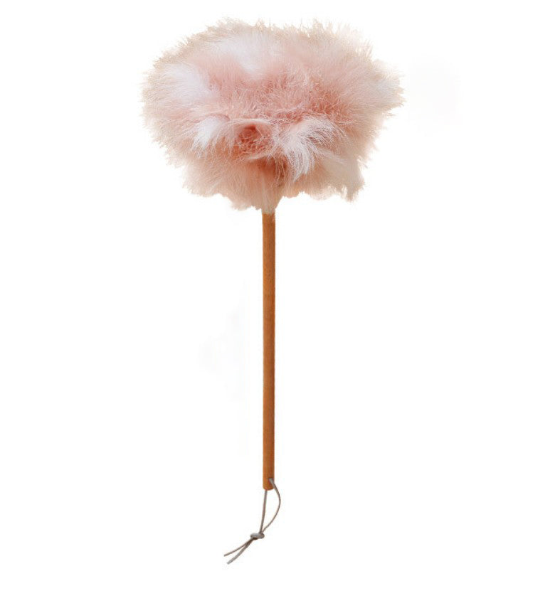 Pink Ostrich Feather Duster