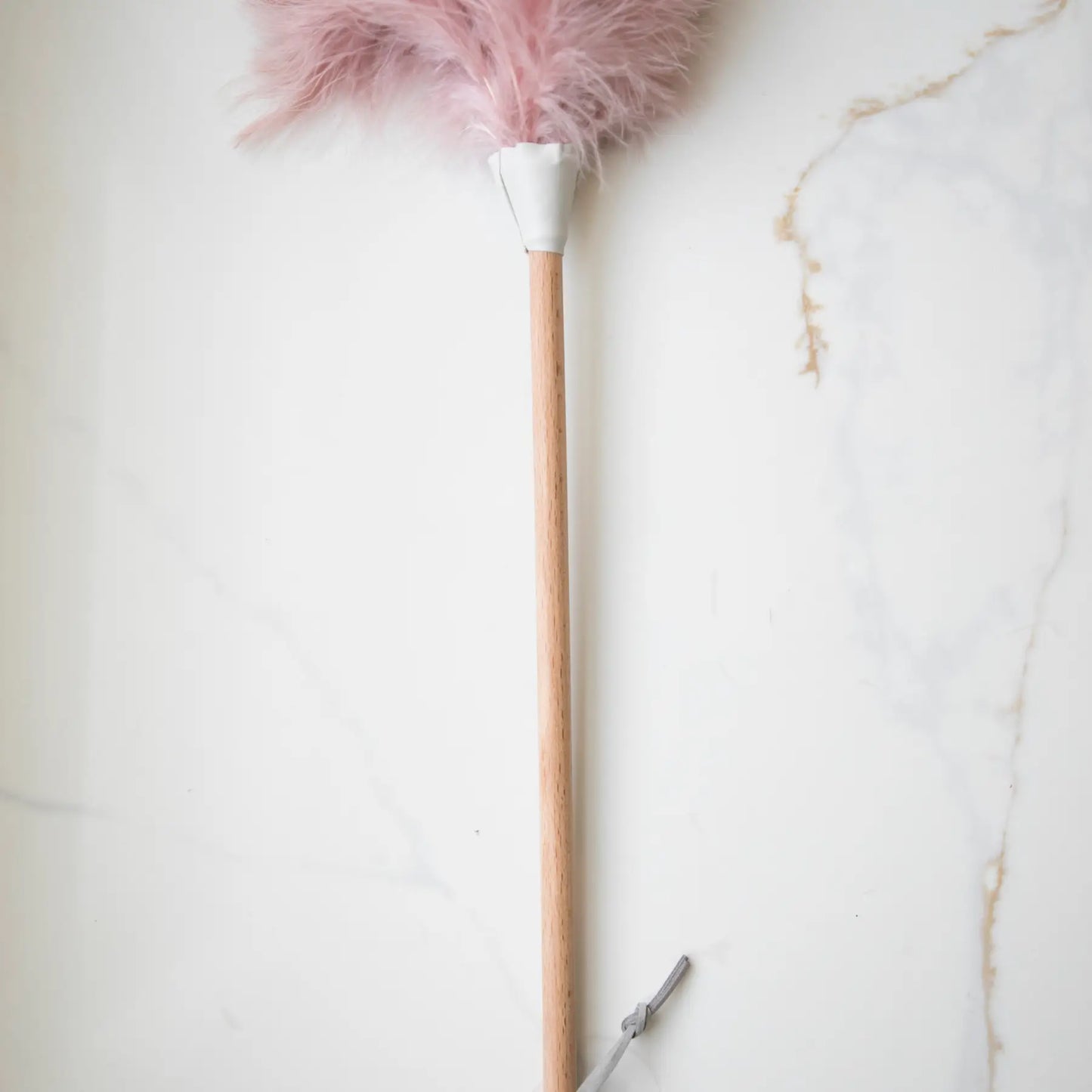 Pink Ostrich Feather Duster