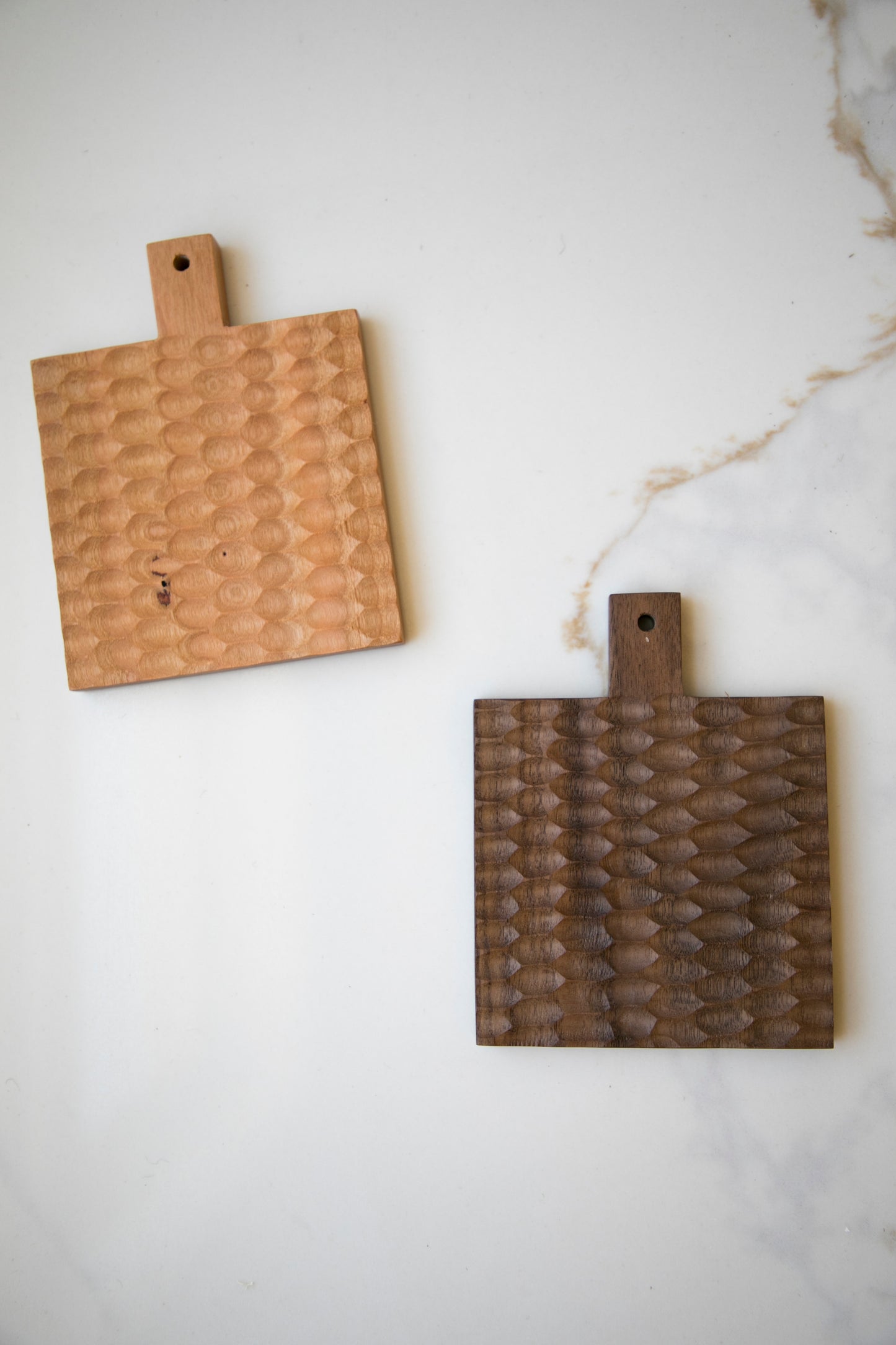 Hand Carved Wood Coaster