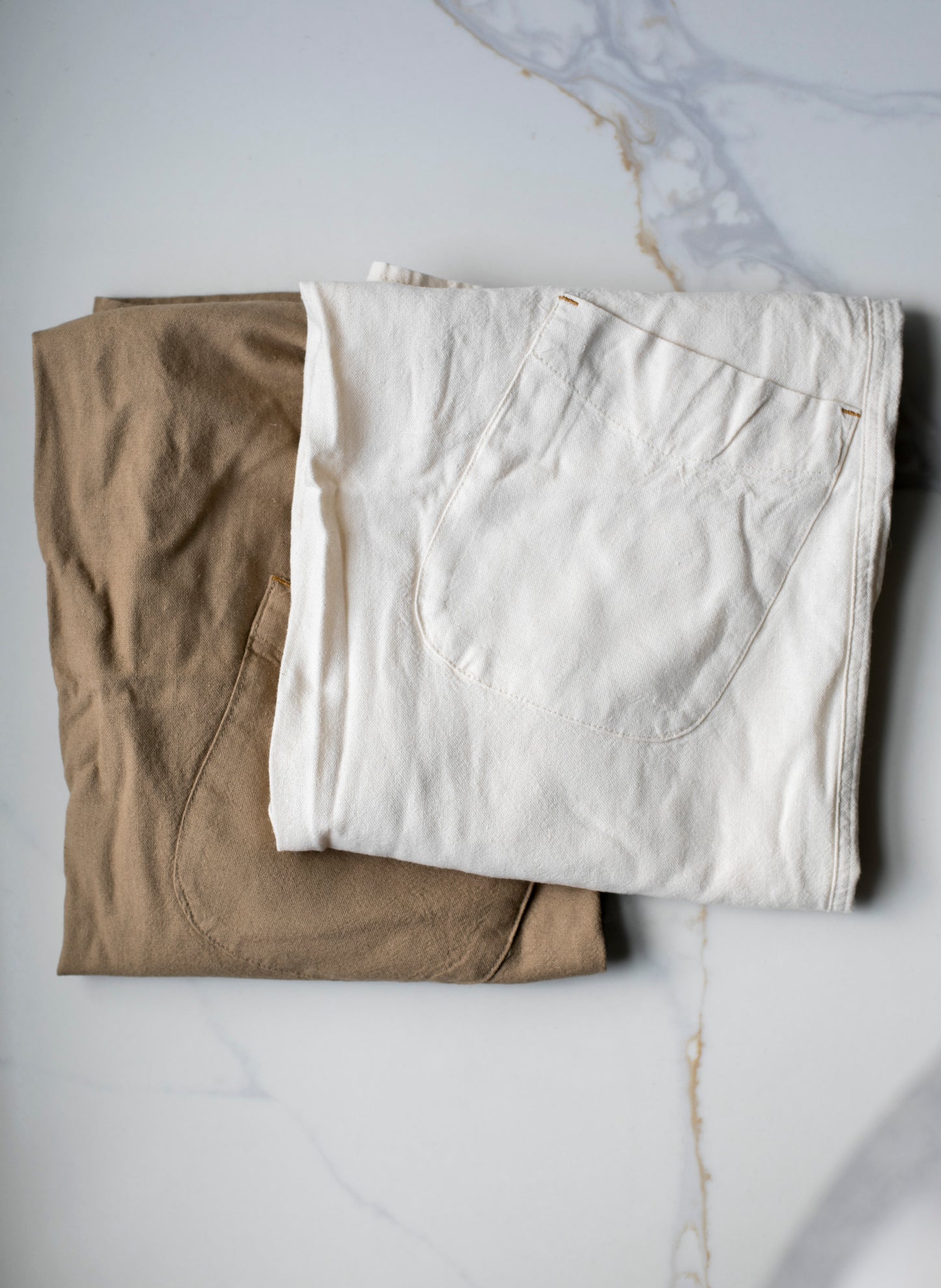 Light Cotton Linen Apron Cross Back Apron