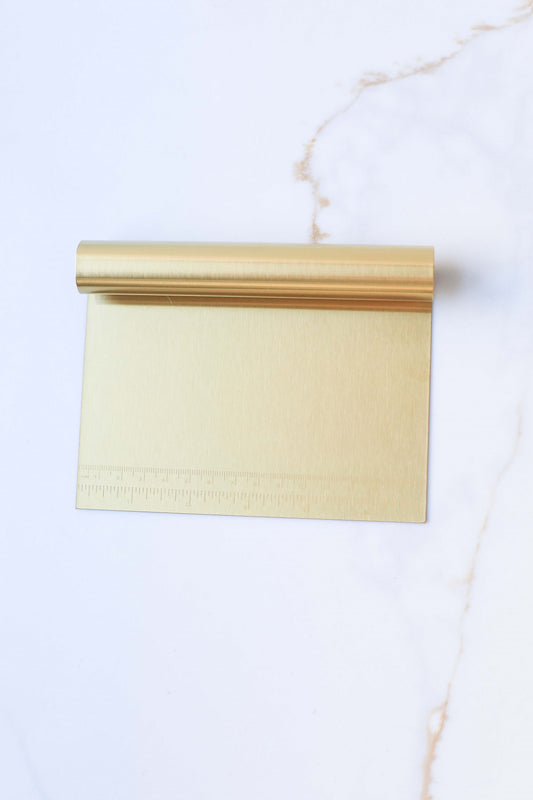 Stainless Steel Dough Scraper with Measuring Scale