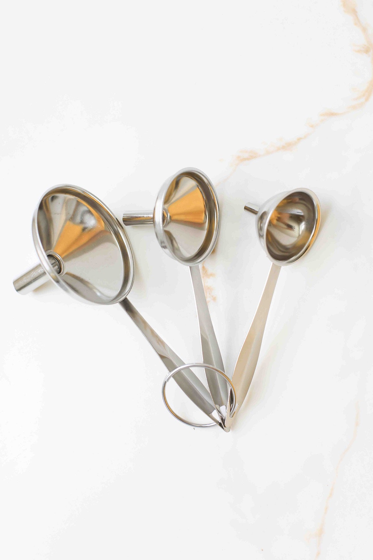 Stainless Steel Funnels set of 3