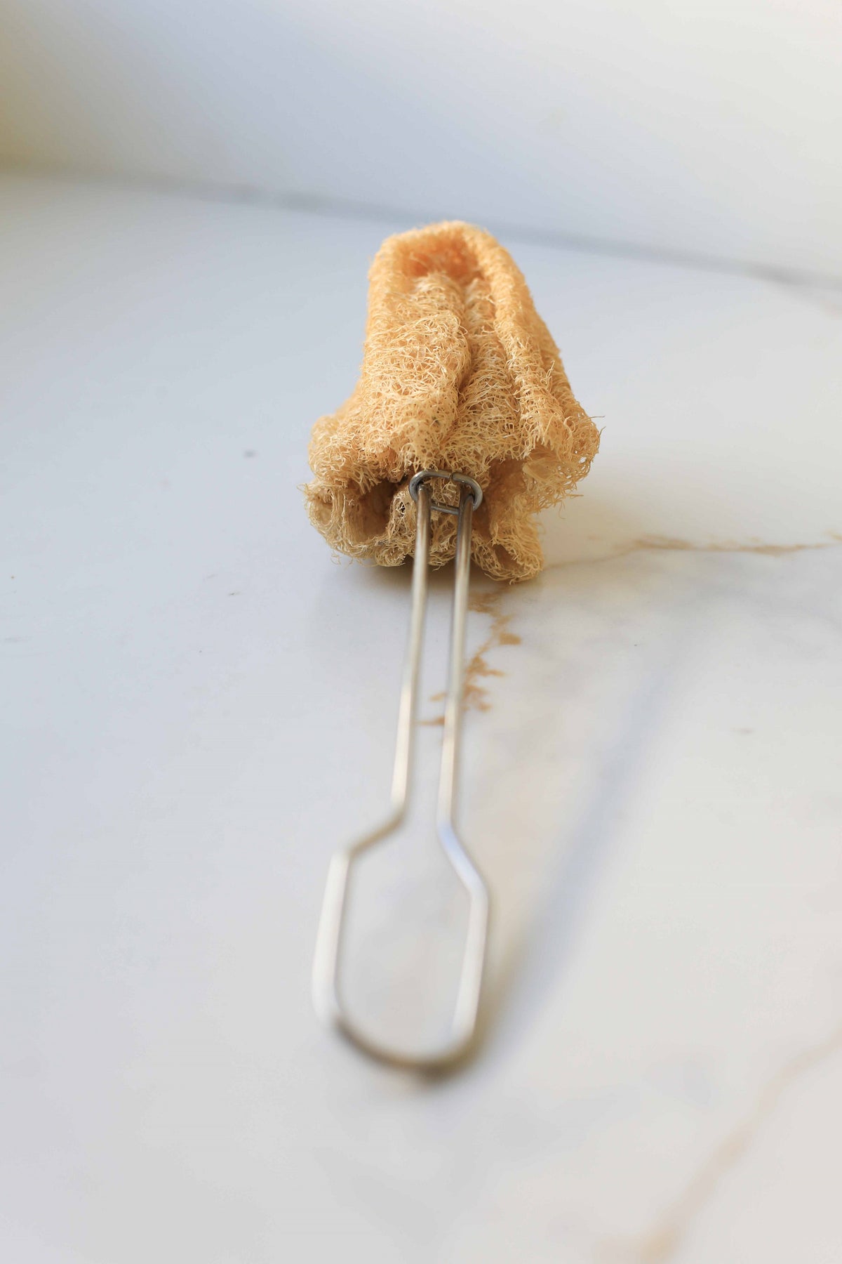 Natural Loofah Cup Brush