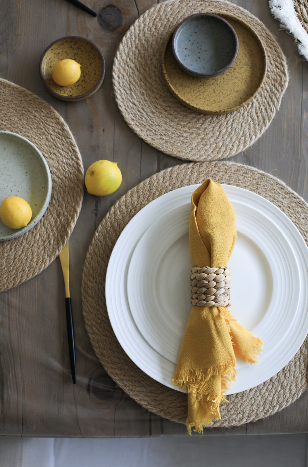 Farmhouse Simple Jute Charger