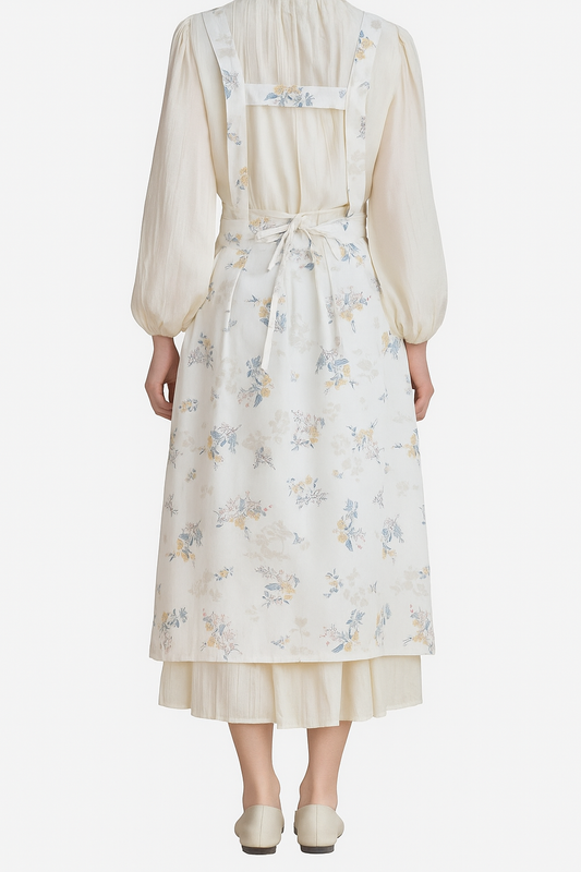Floral Cotton Apron