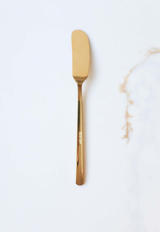 Gold Plated Butter Knife