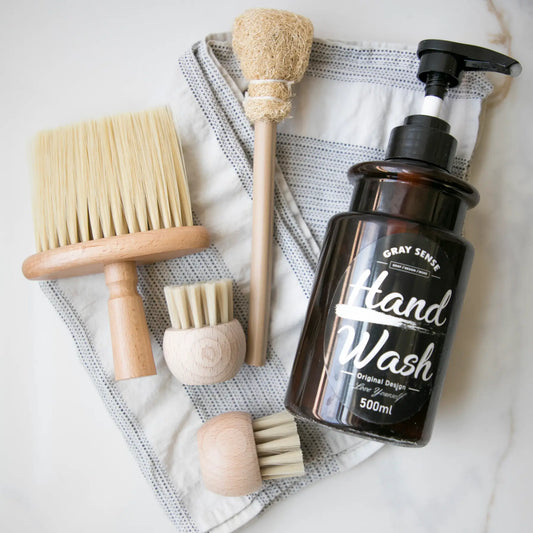 Natural Loofah Cup Brush