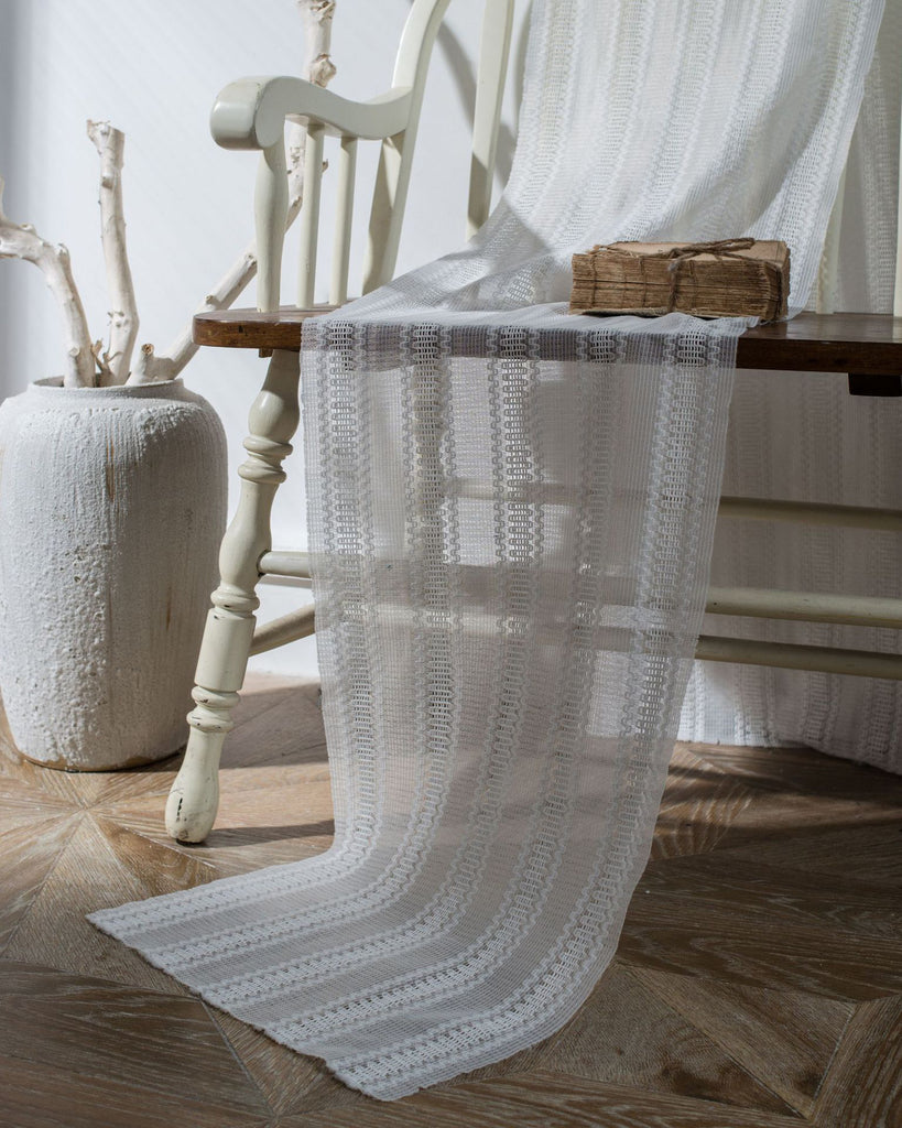 Stripe Lace Table Runner 