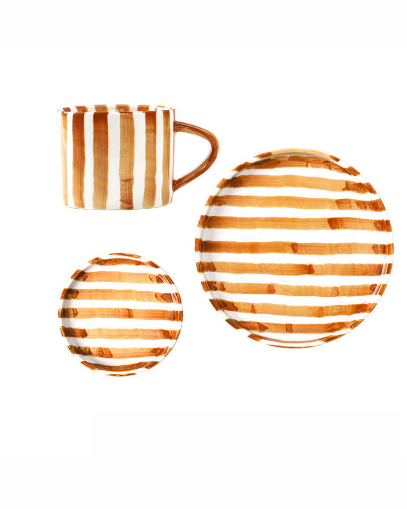 Modern Striped Coffee Cup