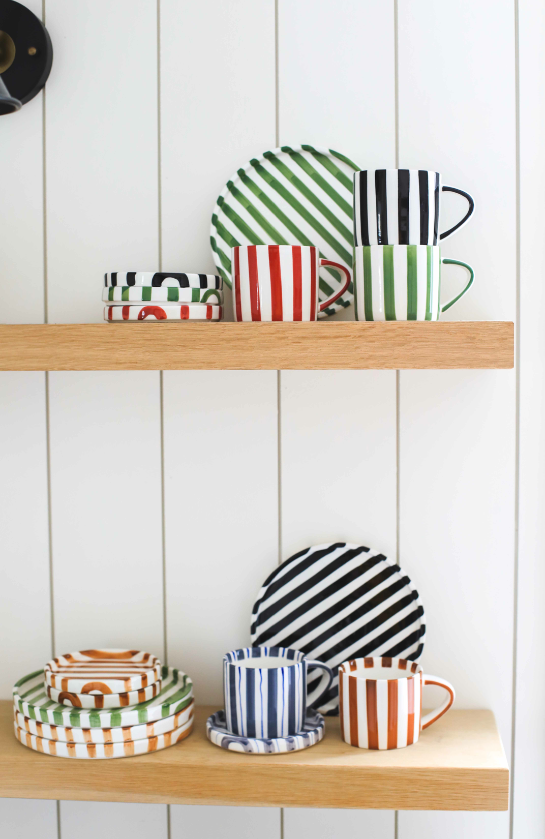 Simple Striped Ceramic Plate