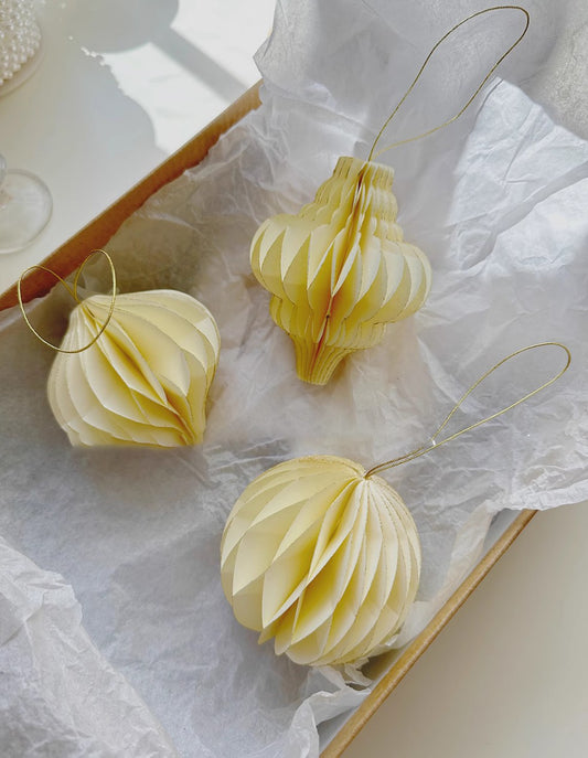 Christmas Paper Tree Ornaments