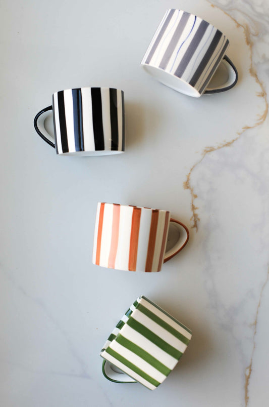 Simple Striped Mugs