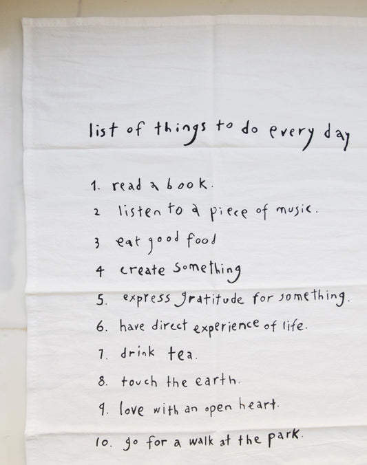 To Do List Napkin