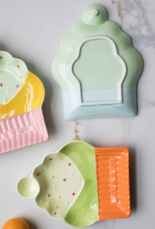 Summer Ice cream Plate