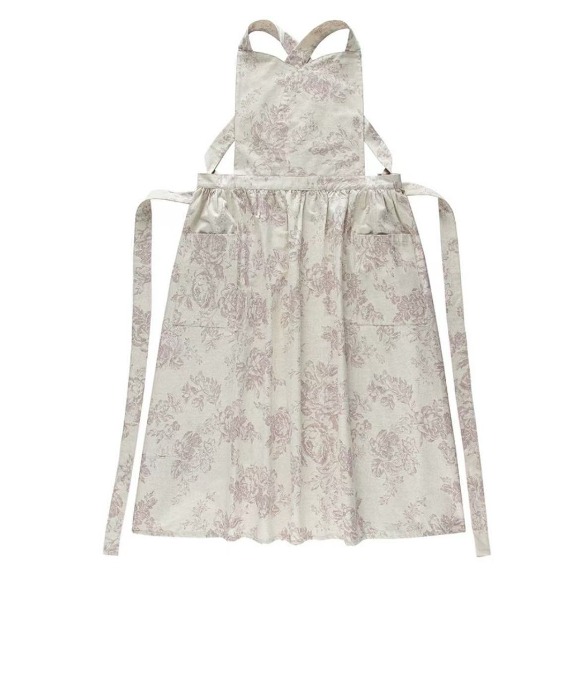 Vintage Floral Apron
