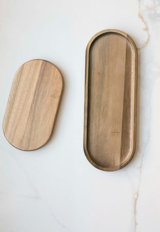 Wooden Oval Trays