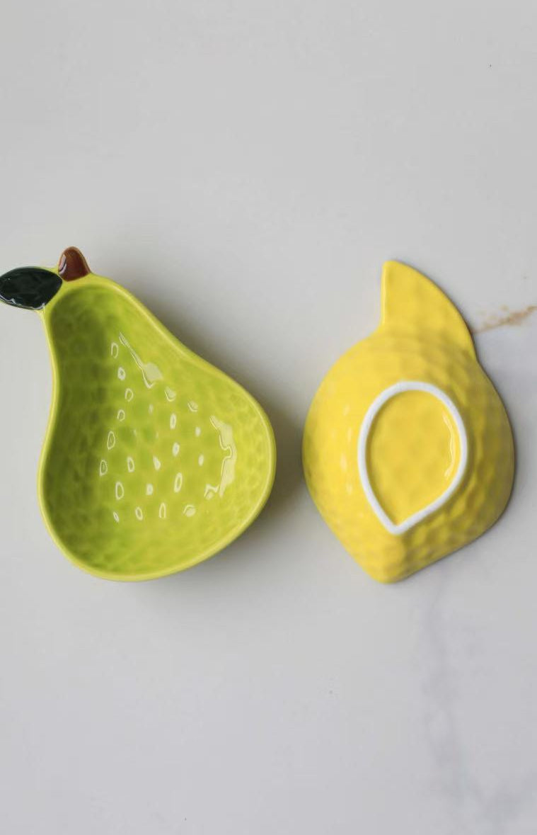 Fruit Shaped Ceramic Dishes