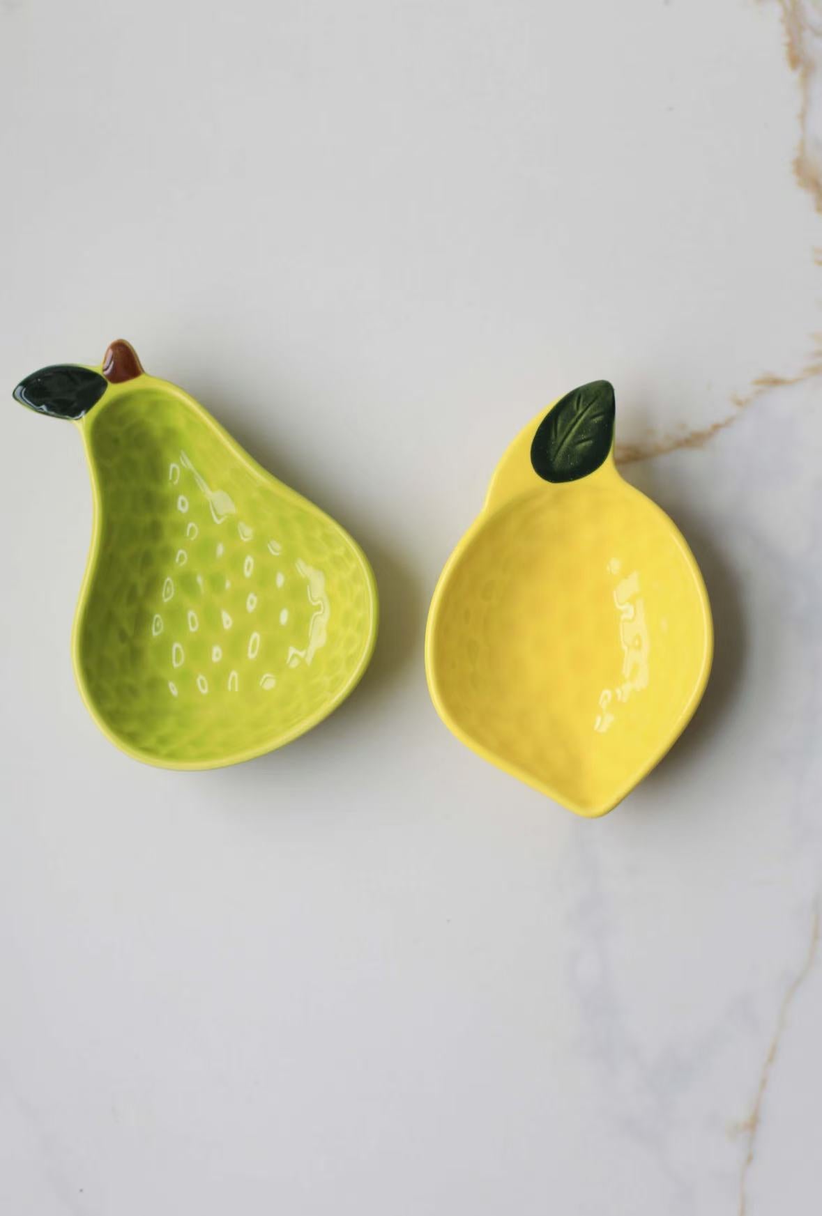 Fruit Shaped Ceramic Dishes