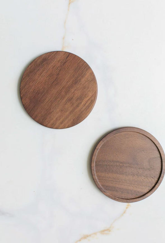 Round Wood Coasters