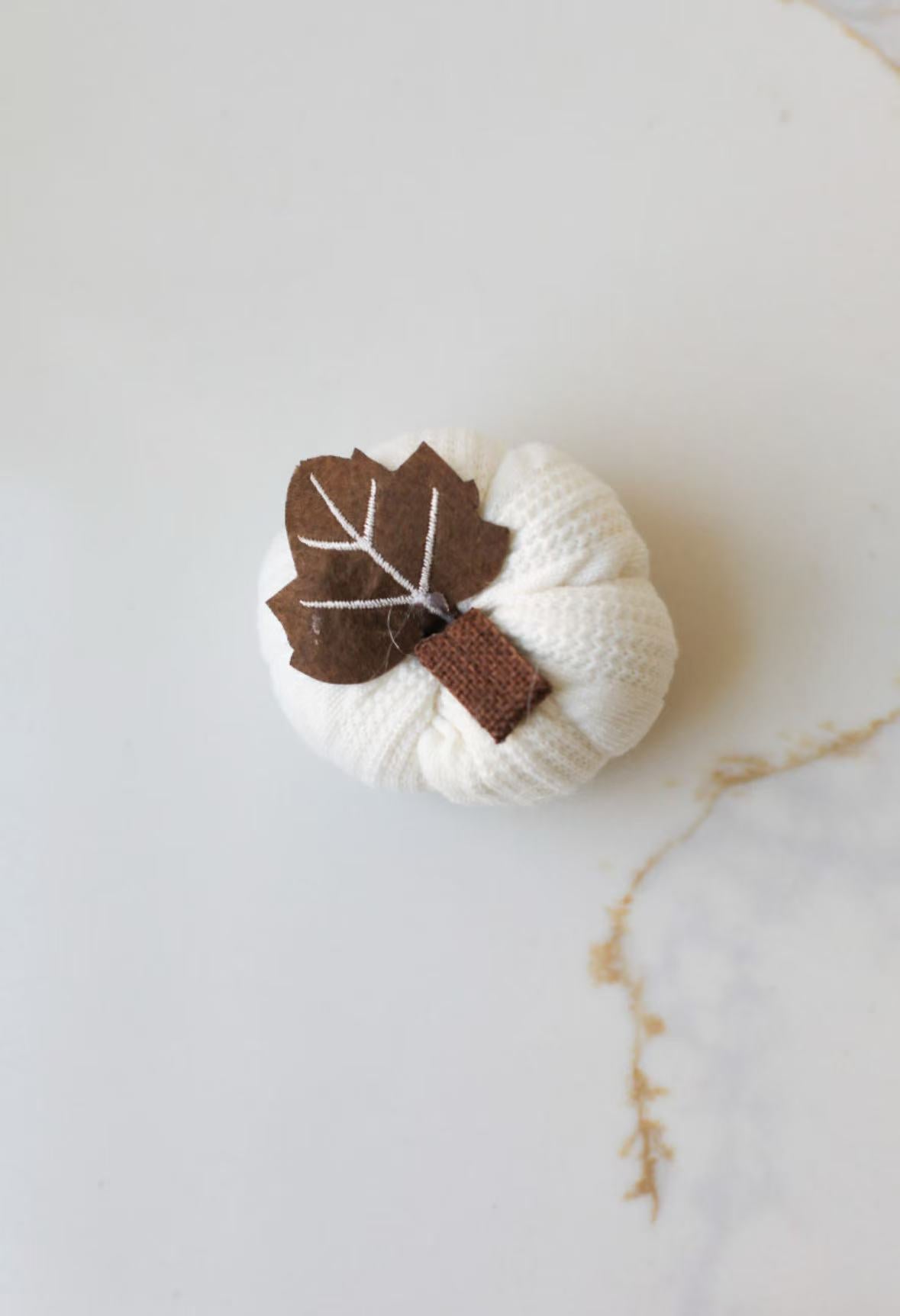Mini Knit Pumpkins Fall Decorations