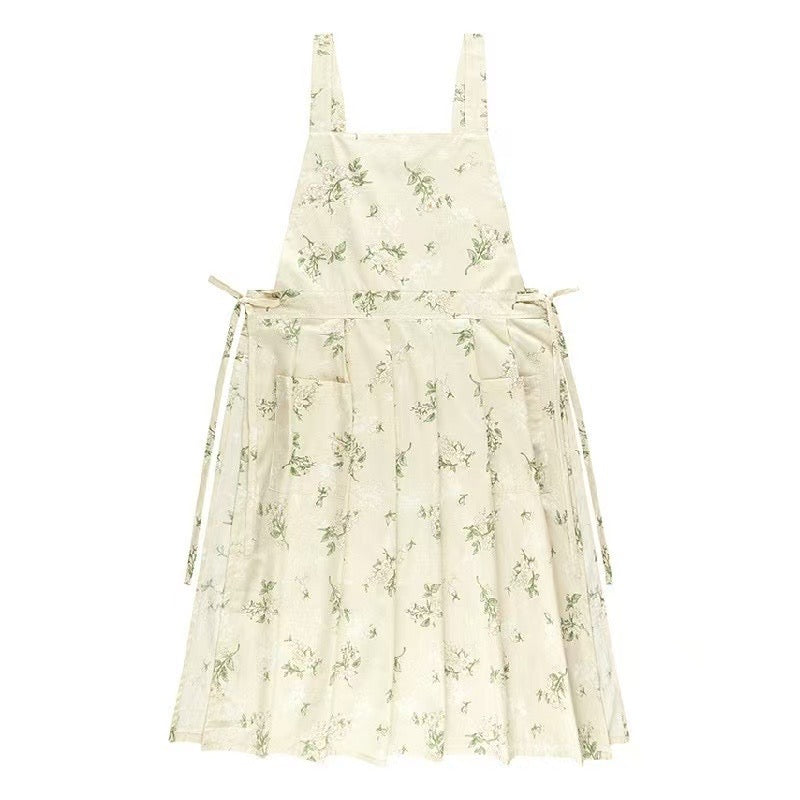 Floral Cotton Apron